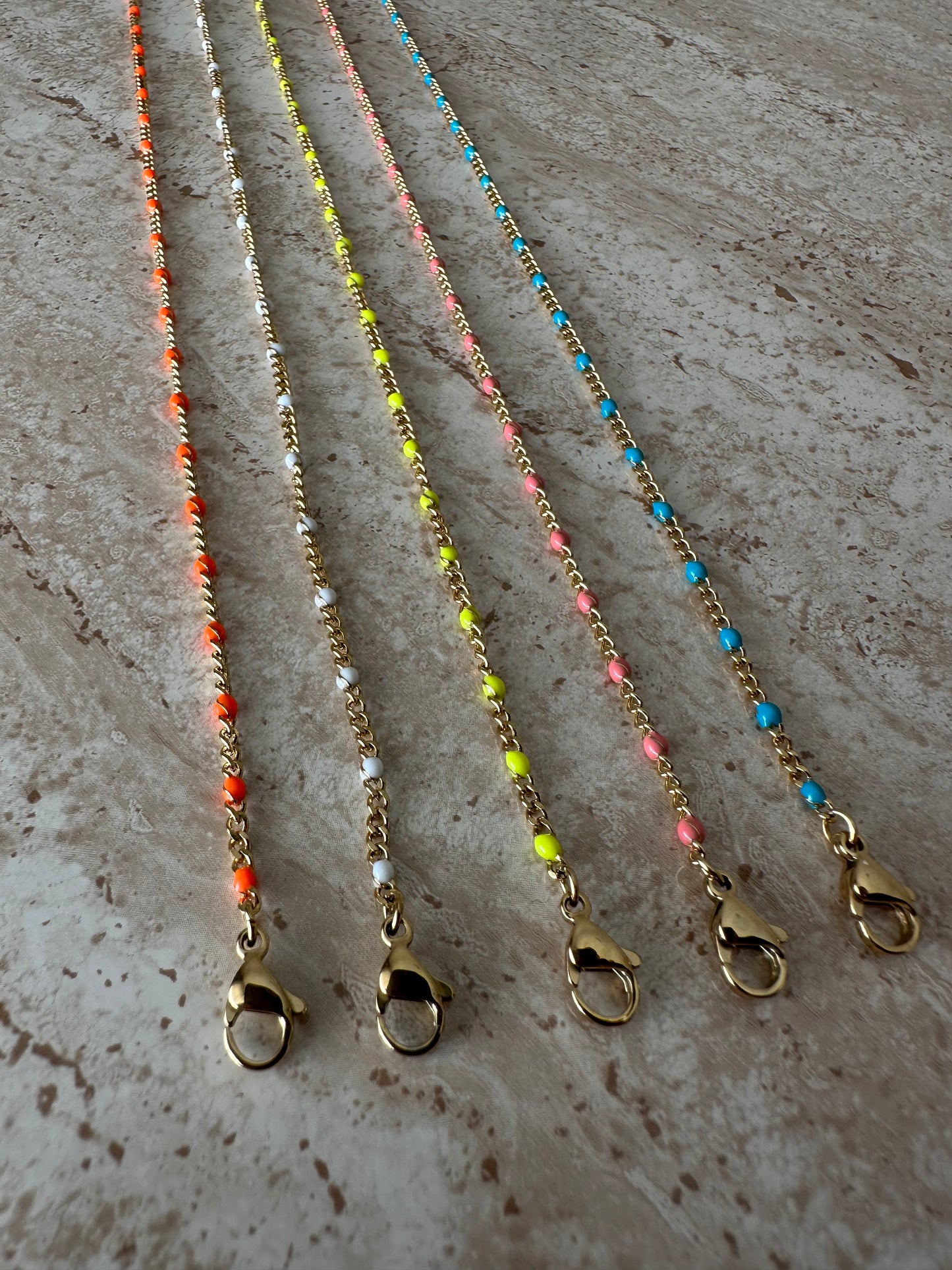 BOHO ANKLET white