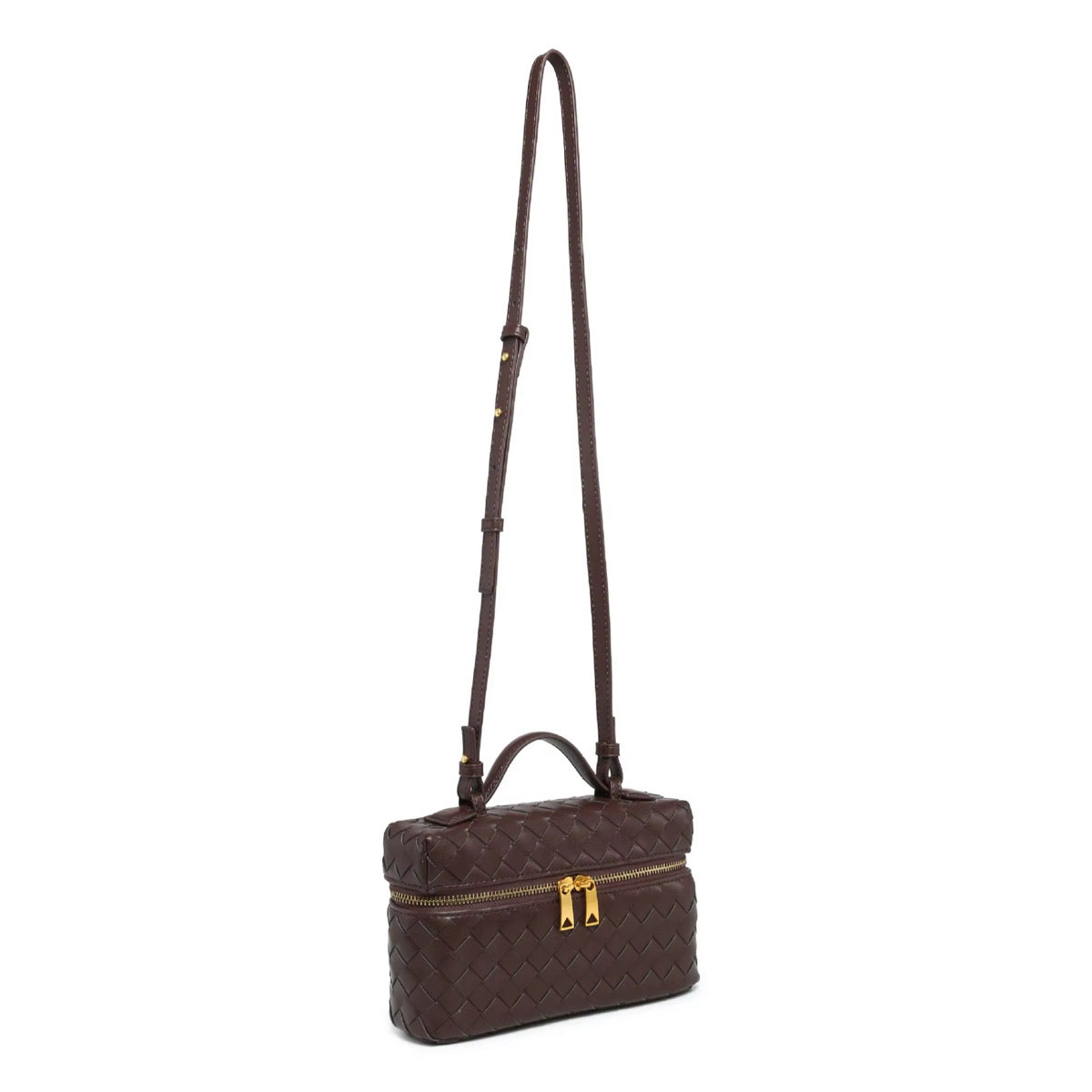 WOVEN BAG dark red
