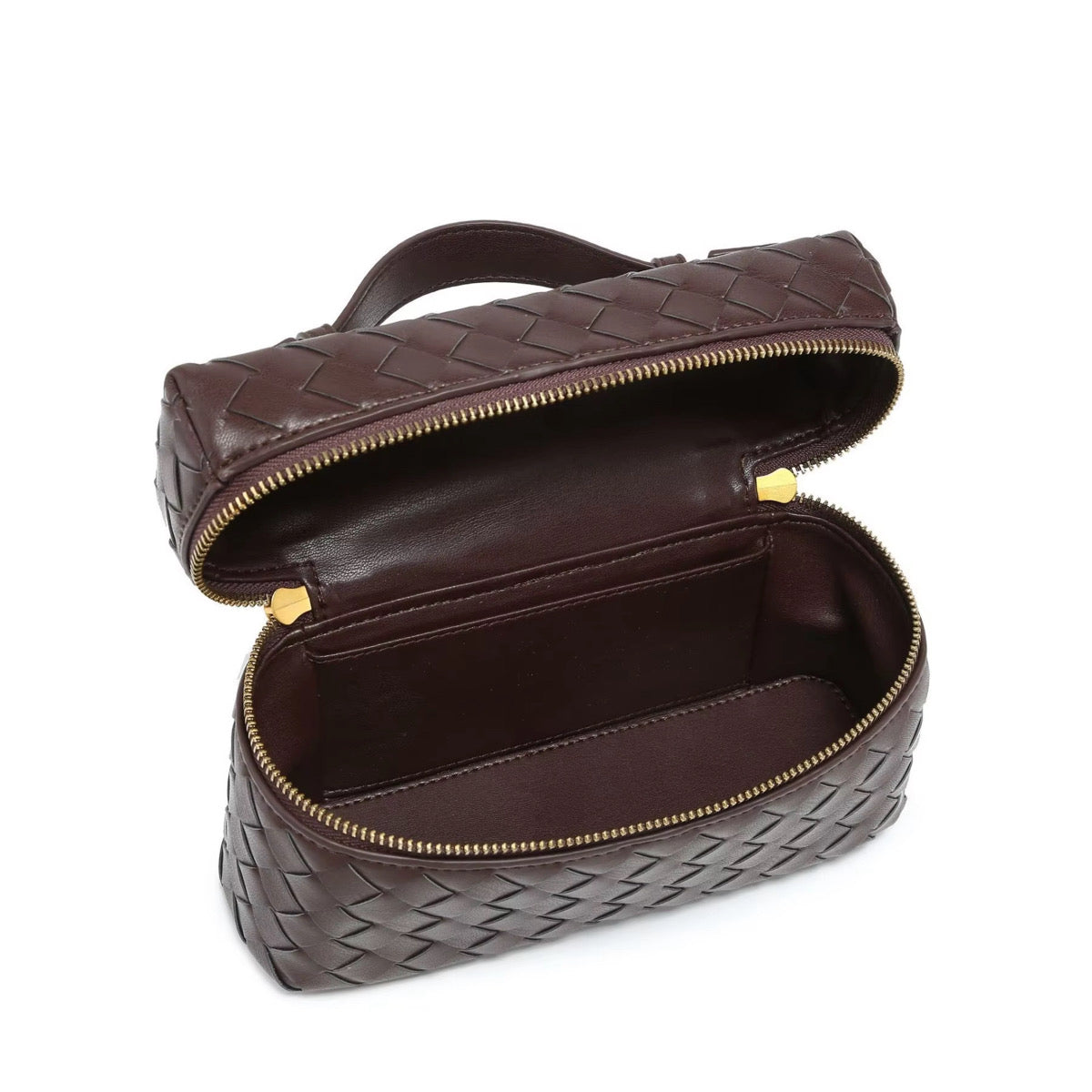 WOVEN BAG dark red