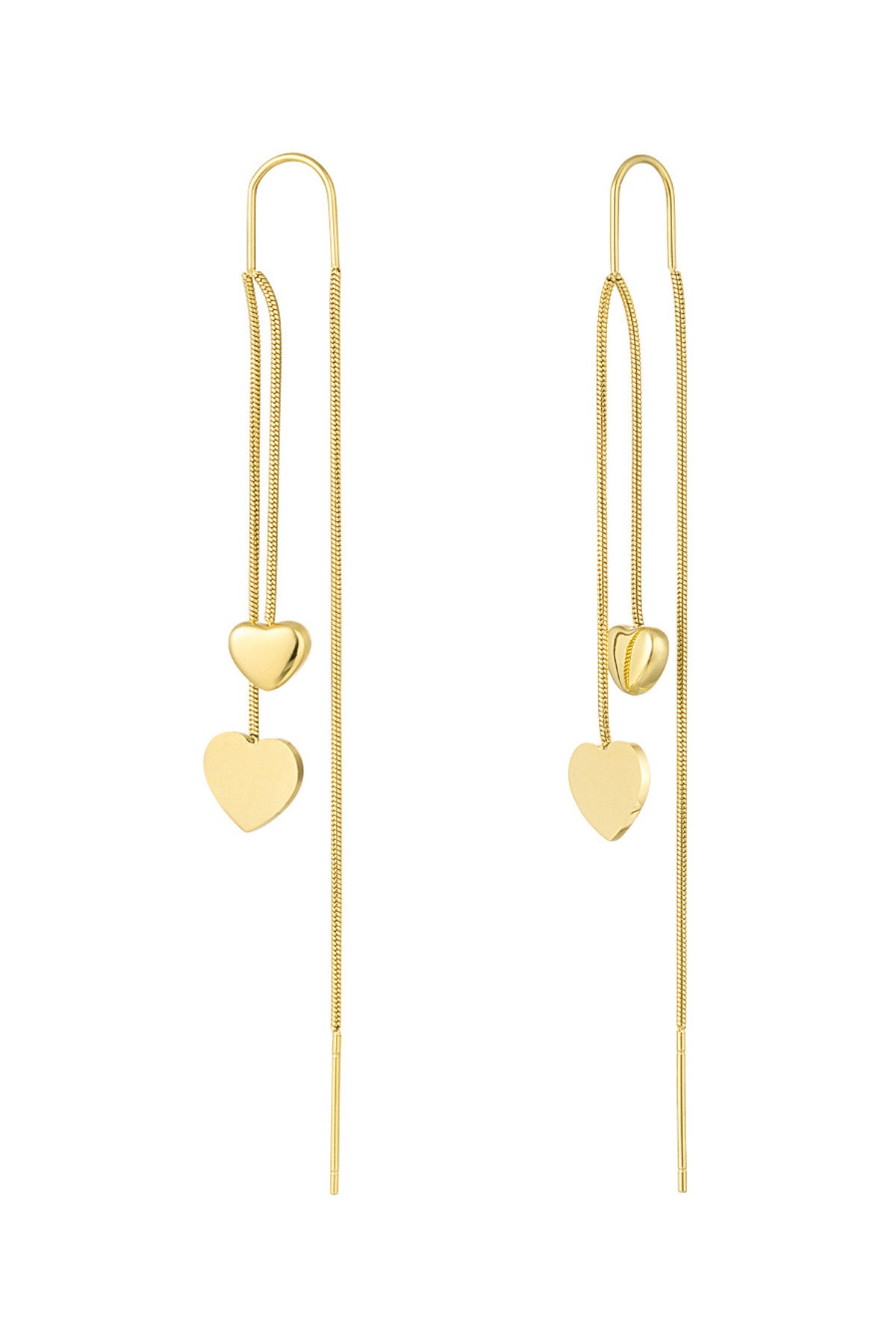 DRIPPING 2 HEARTS earrings