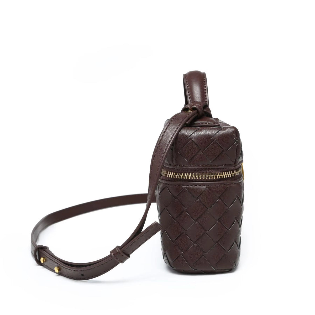 WOVEN BAG dark red