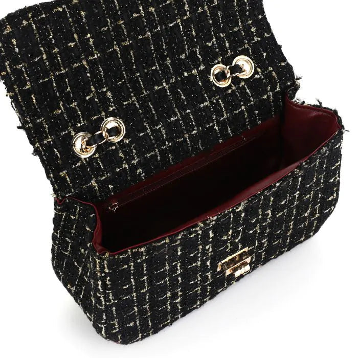 TWEED BAG off-white