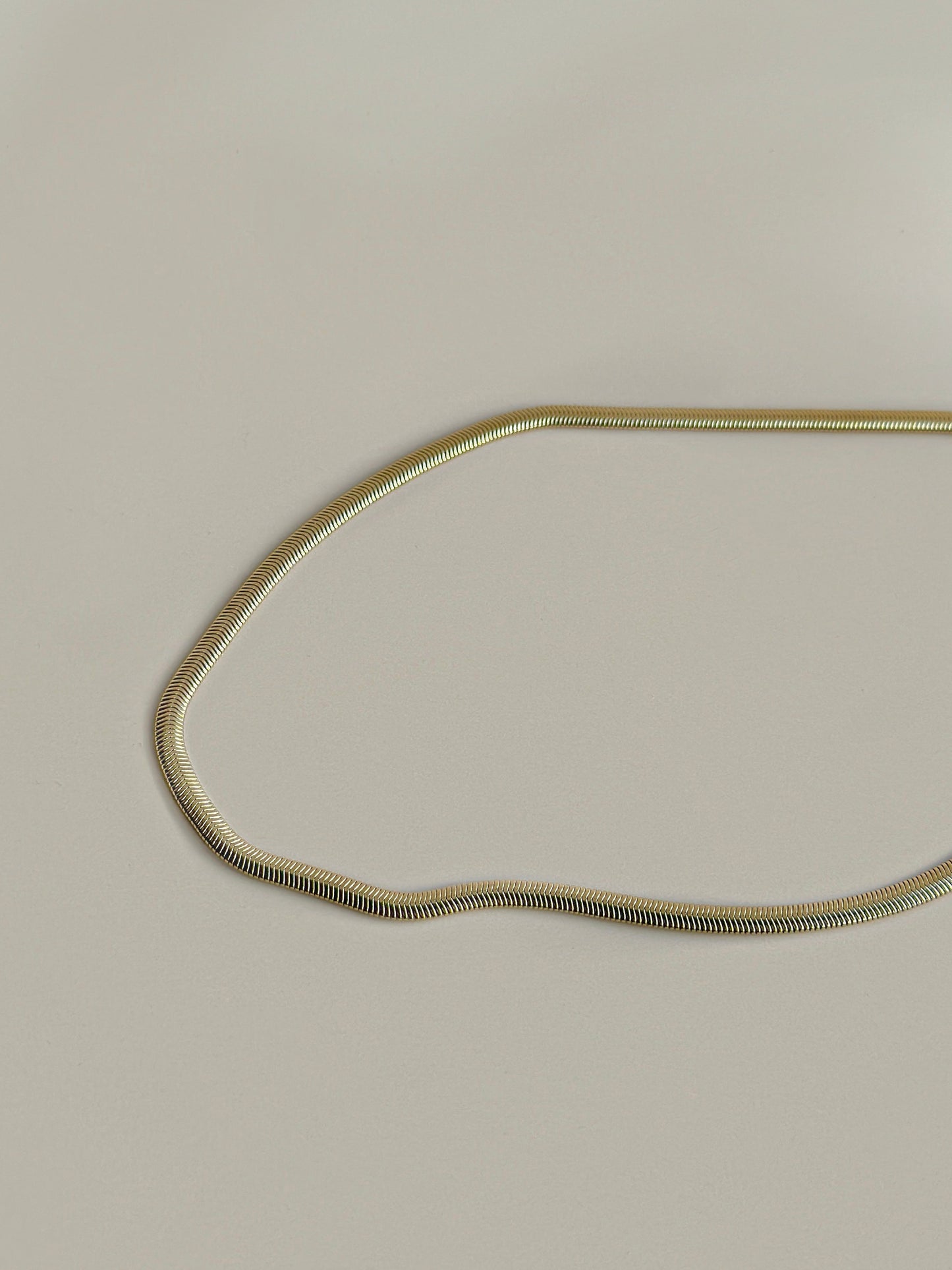 FLAT SNAKE necklace