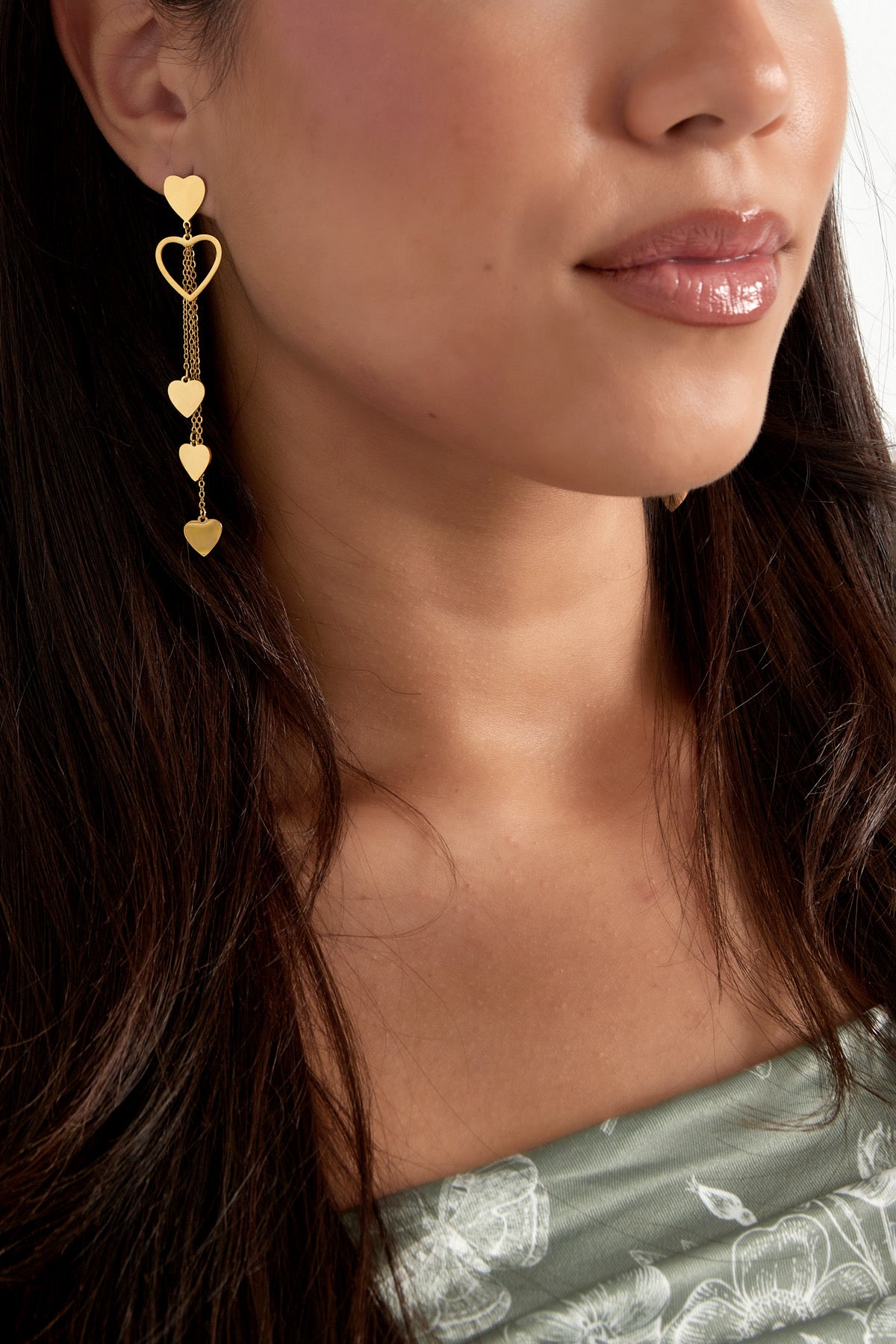 FALLING HEARTS earrings