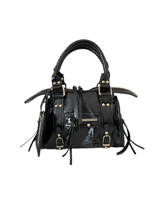 CITY BAG S shiny black