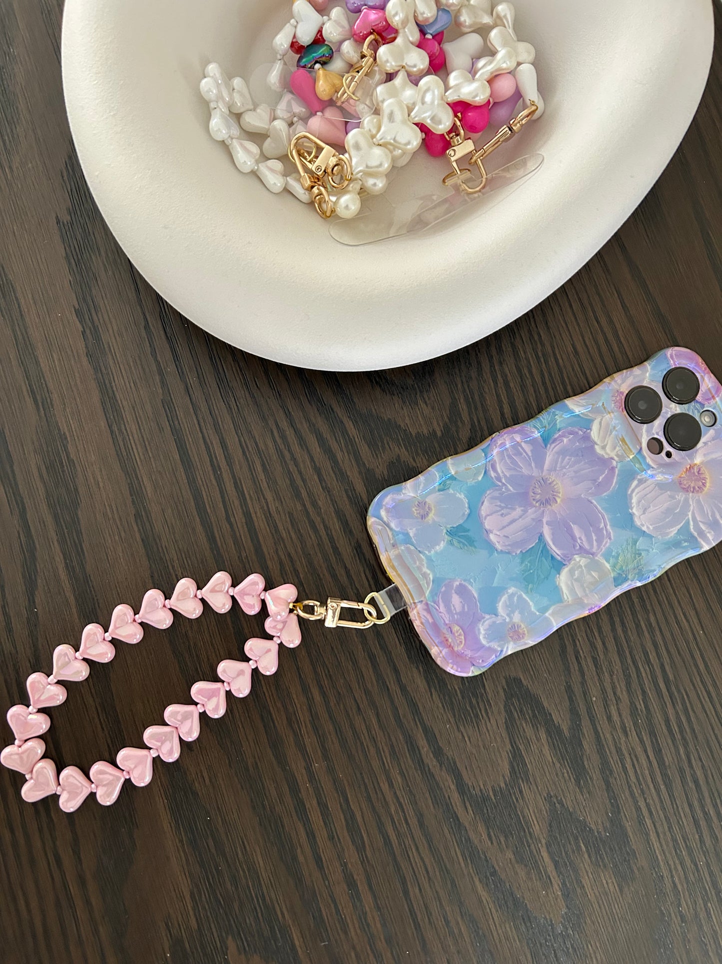 HEARTBEAT PINK phone cord