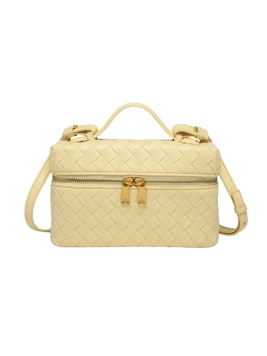WOVEN BAG butter yellow