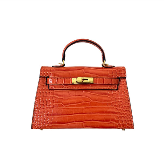 LOLA CROC BAG ginger