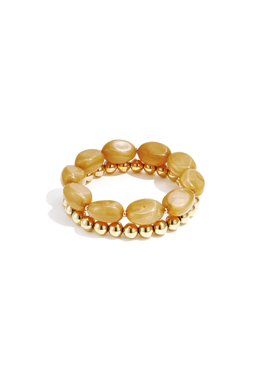 BEAD BRACELET honey