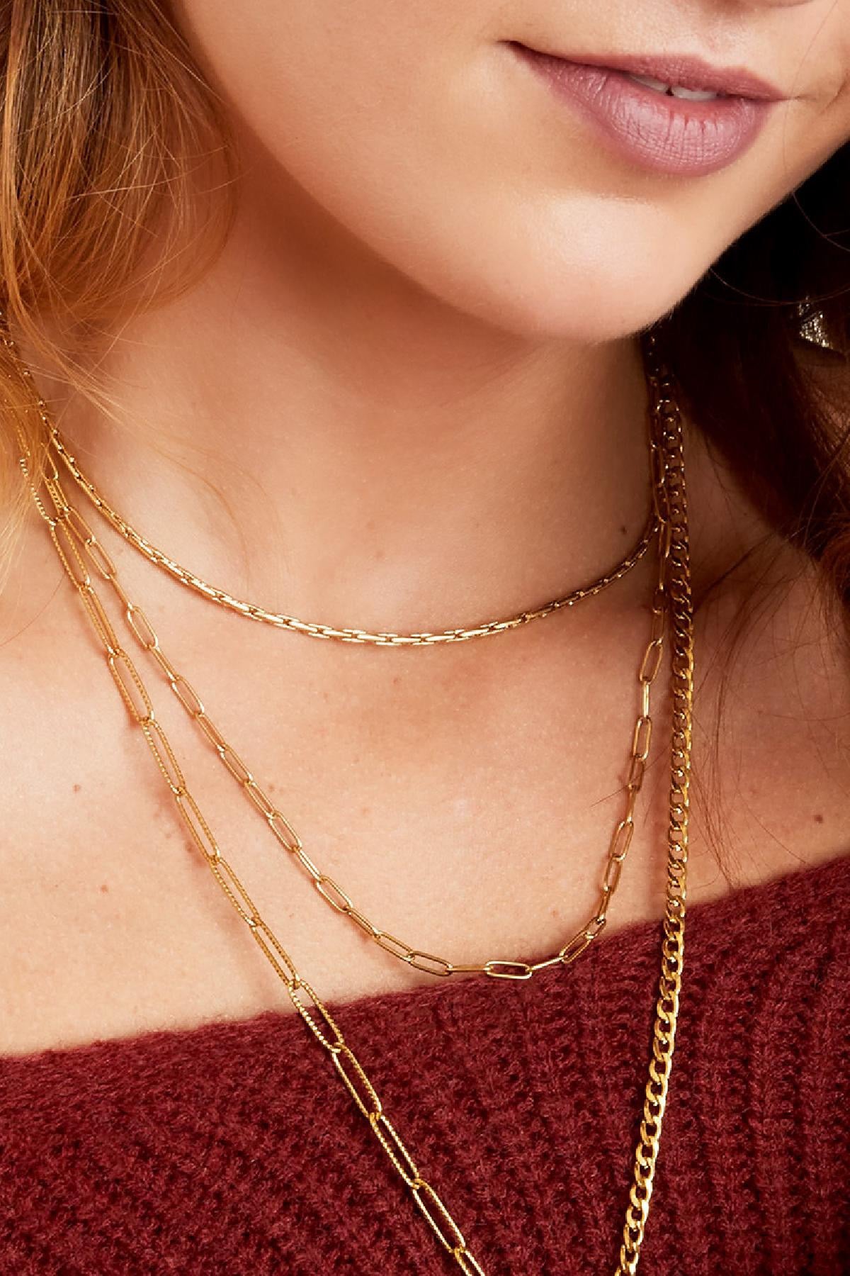 DOUBLE CHAIN necklace