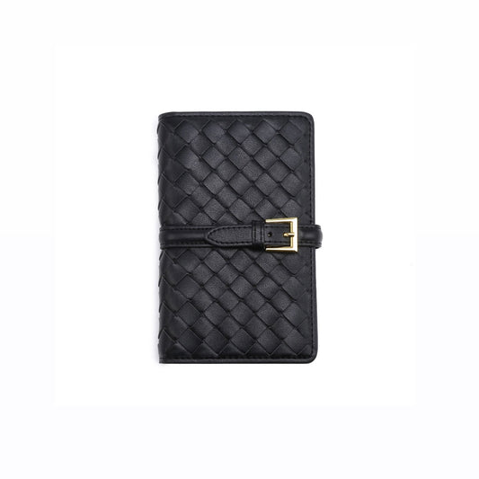 WOVEN WALLET black