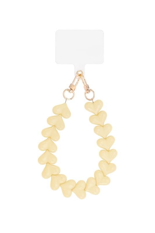 HEARTBEAT BUTTER YELLOW phone cord