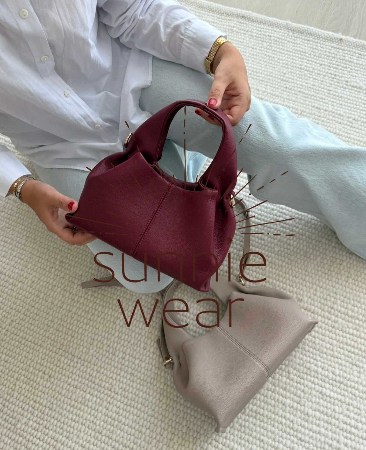 POLLY bag burgundy