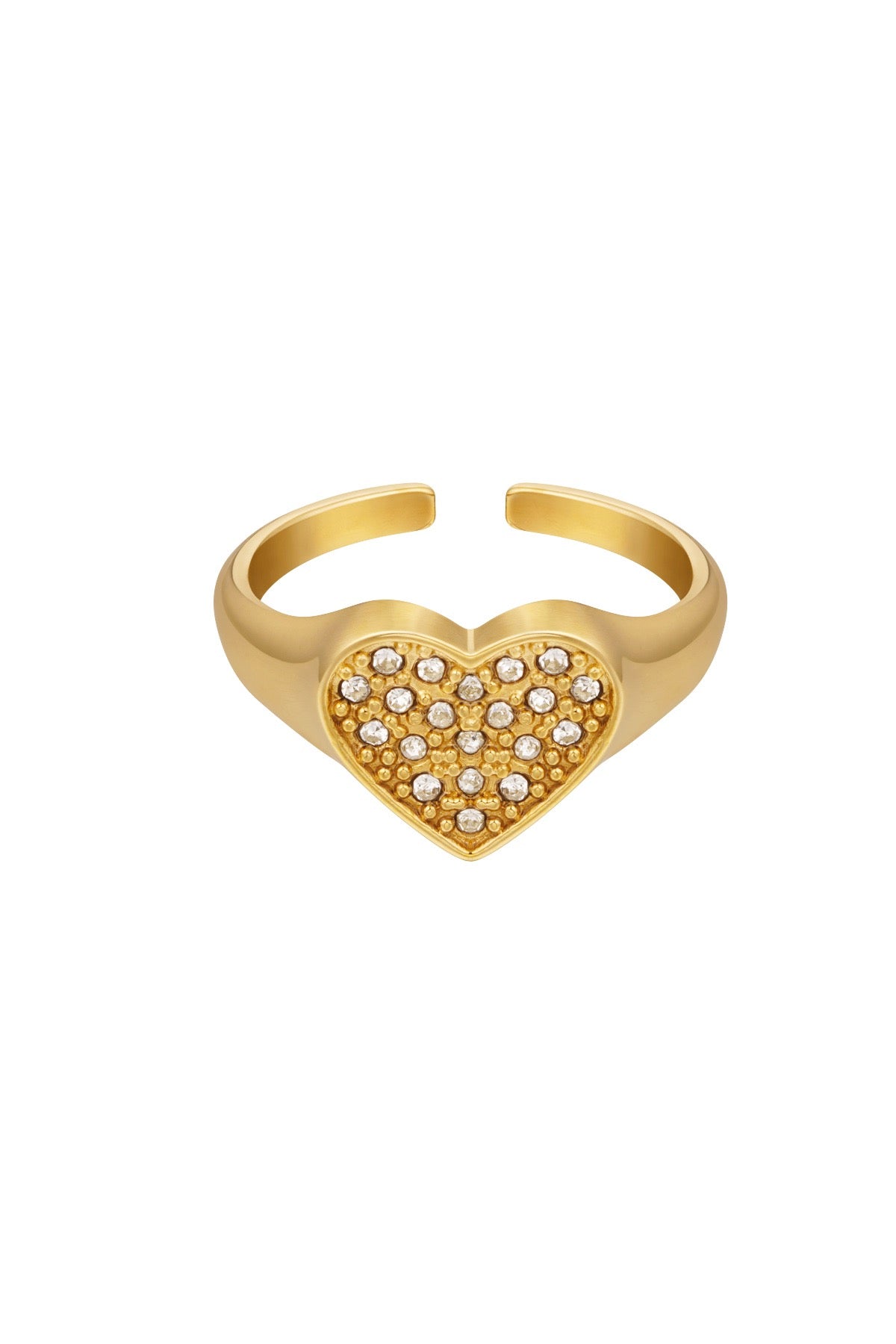 SPARKLY HEART ring