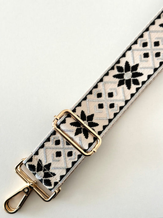 BLACK FLOWER strap