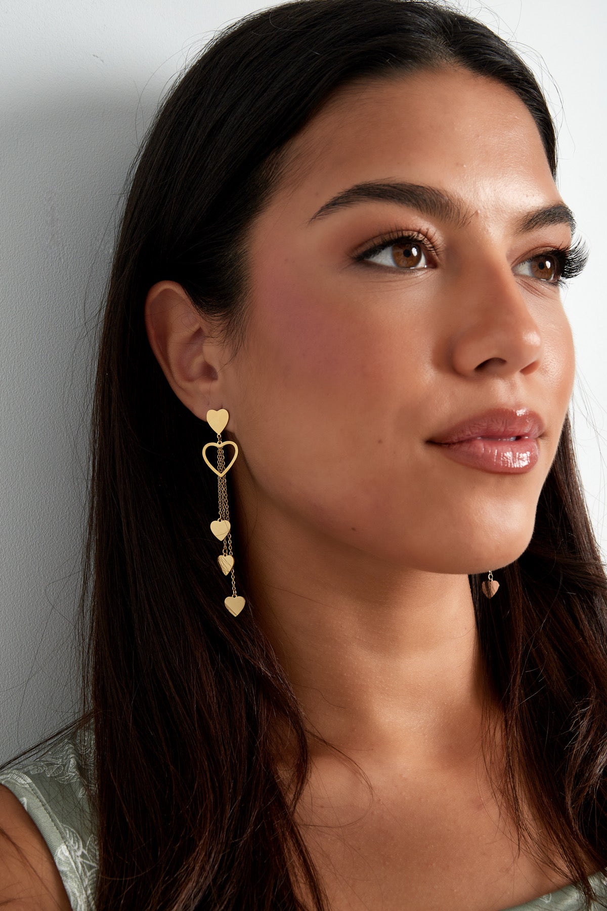 FALLING HEARTS earrings