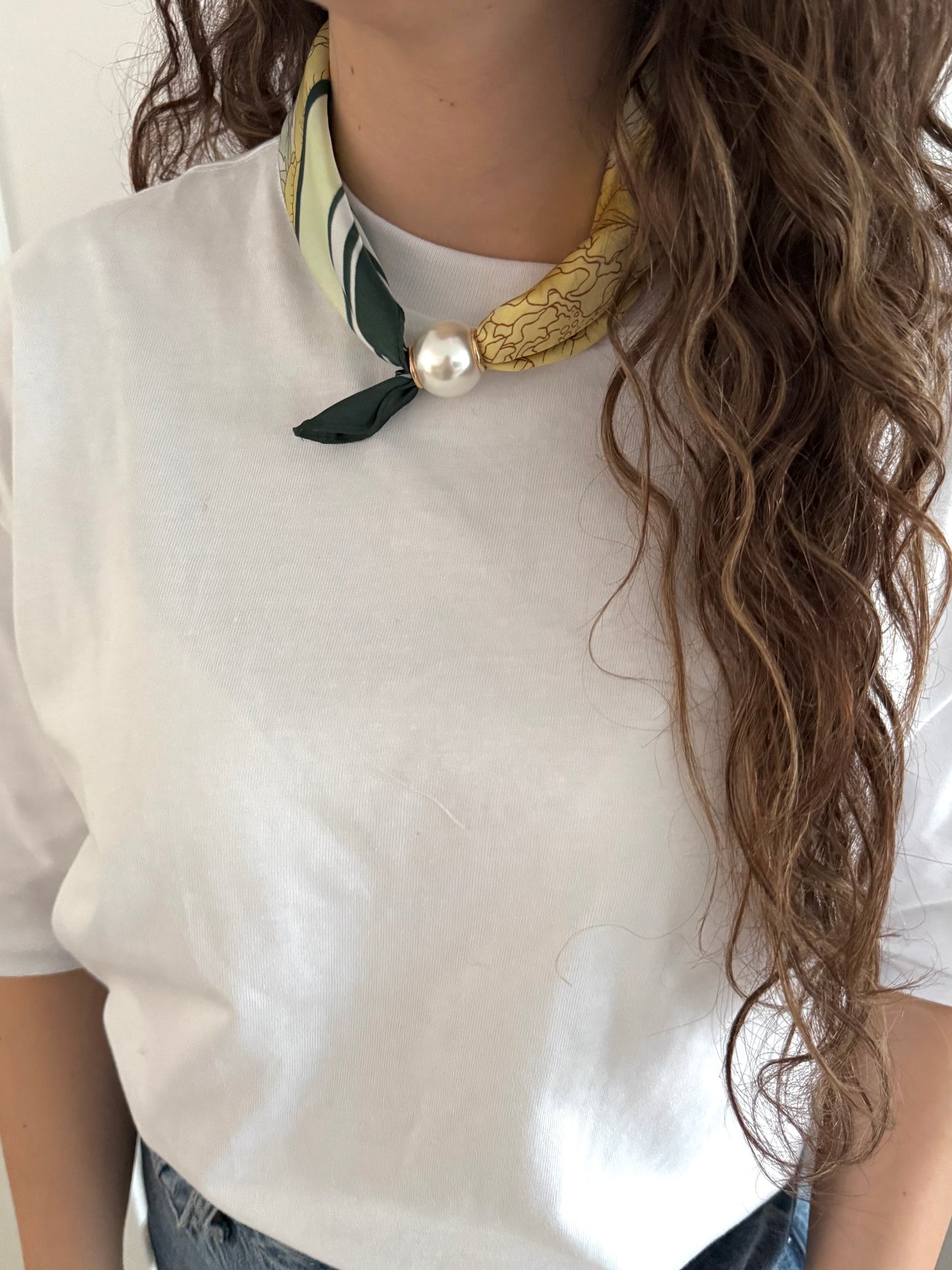 PEARL SCARF botanical