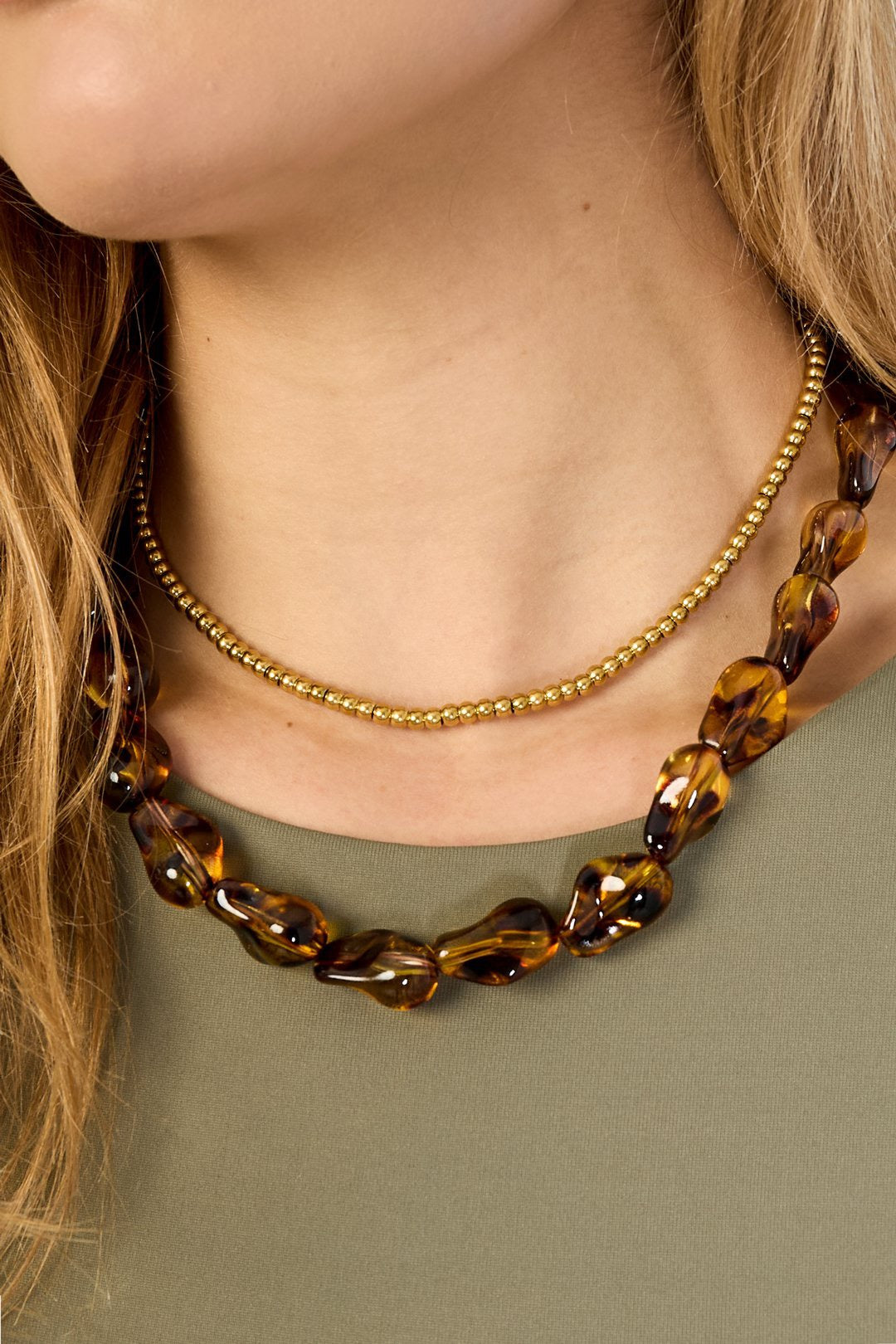 BEAD NECKLACE retro