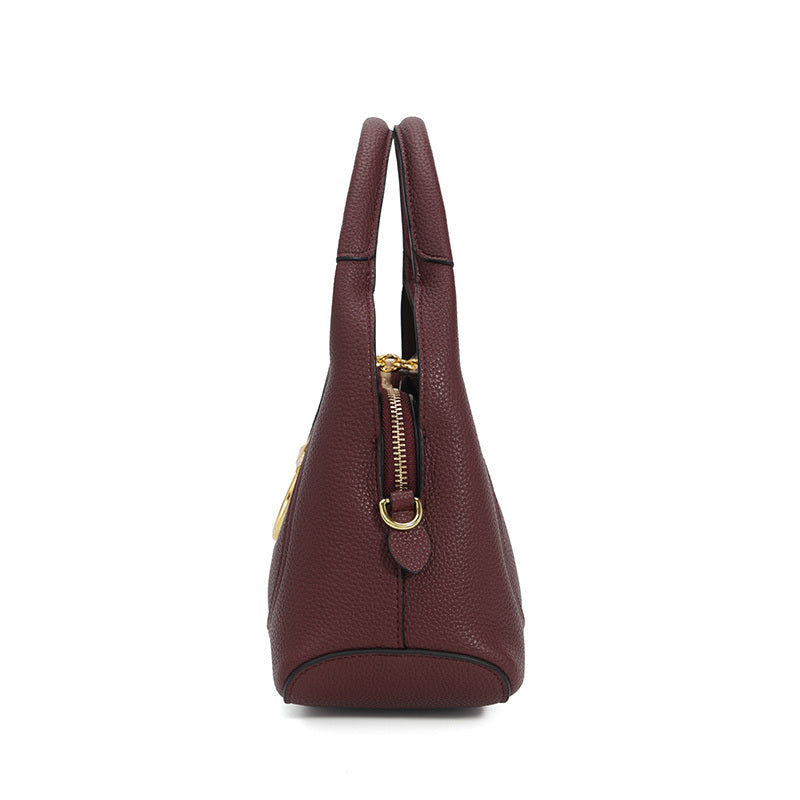 BUCKLE BAG taupe