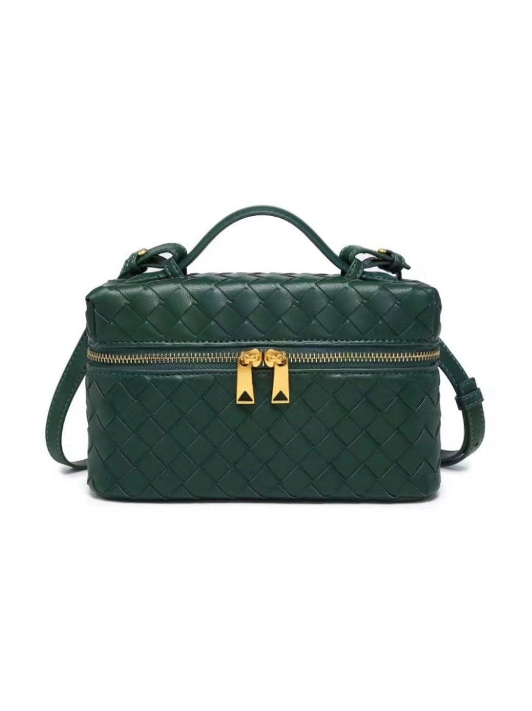 WOVEN BAG forest green