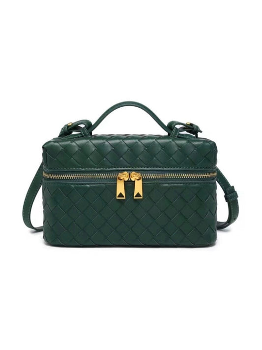 WOVEN BAG forest green
