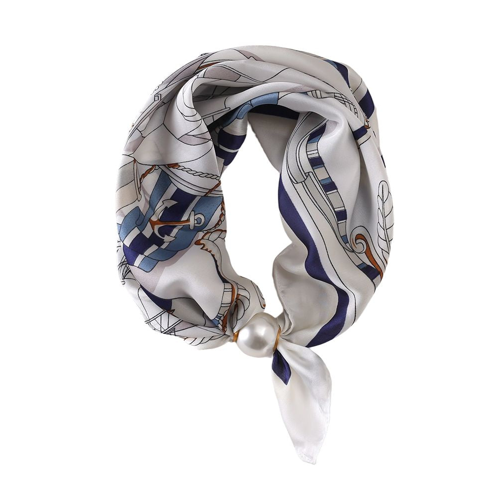 PEARL SCARF blue