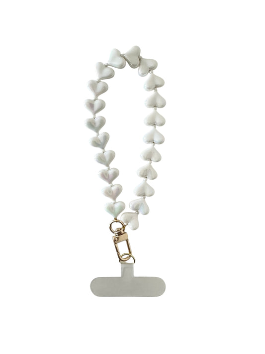 HEARTBEAT WHITE phone cord