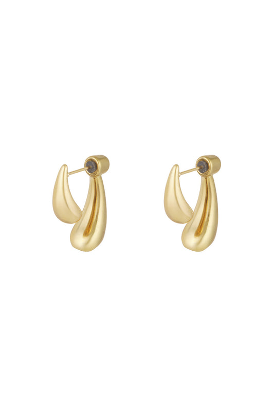 GOLDEN DRIP earrings