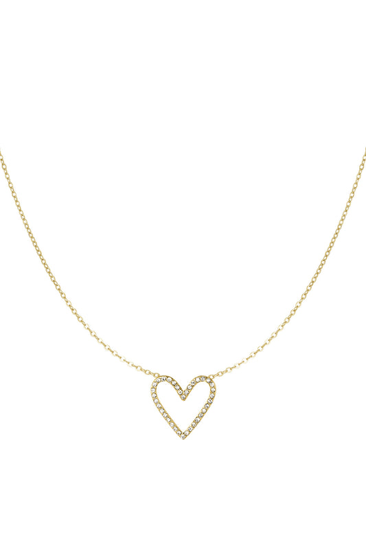 SPARKLY HEART necklace
