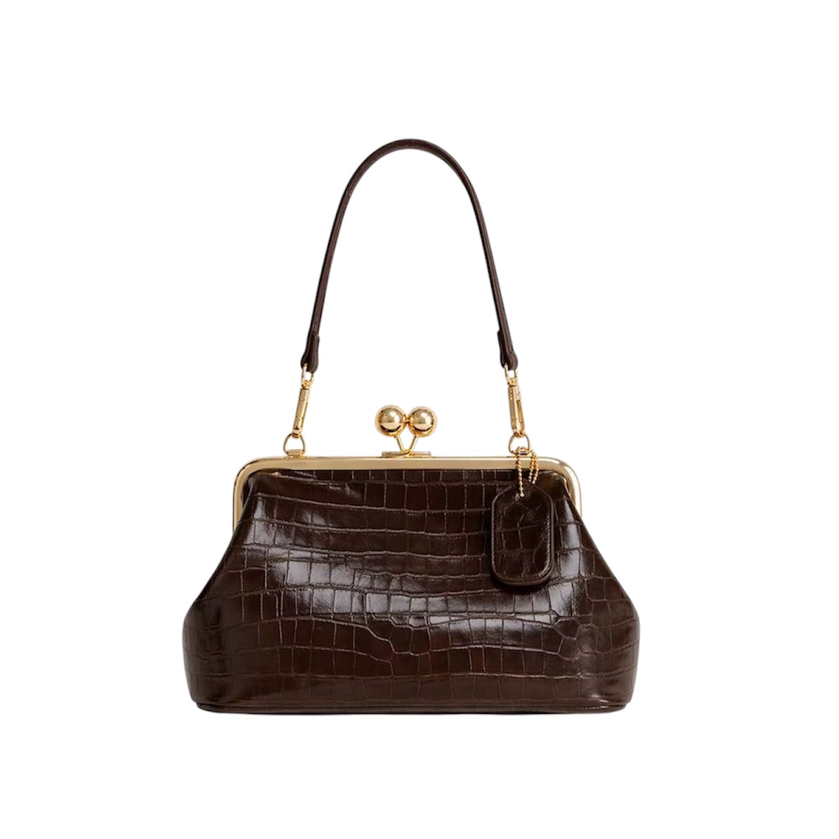 KISSLOCK BAG brown