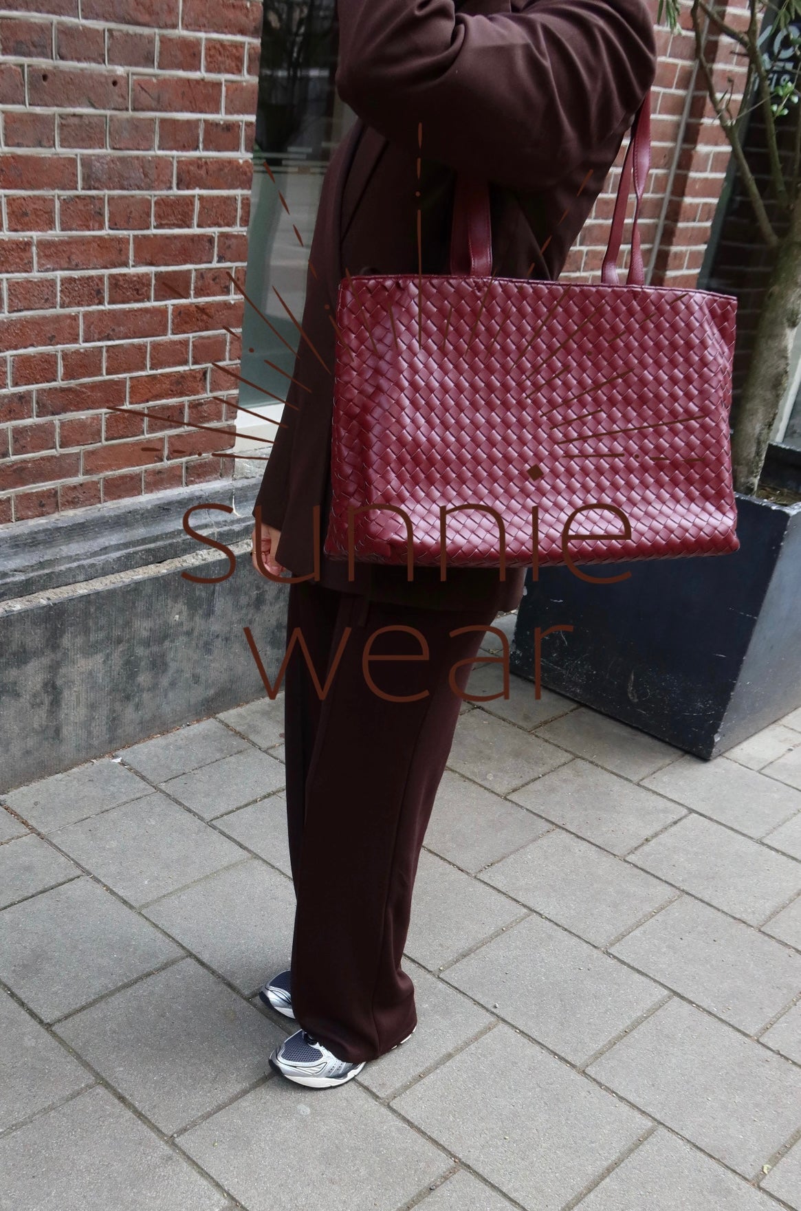 WOVEN TOTE BAG forest