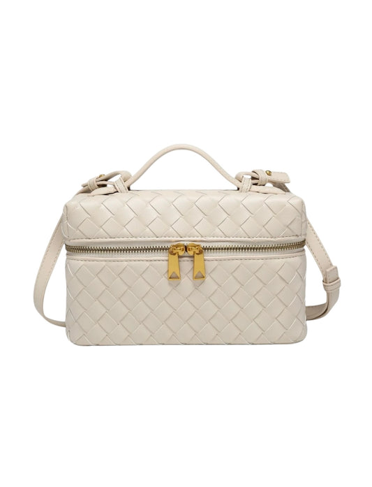WOVEN BAG off-white