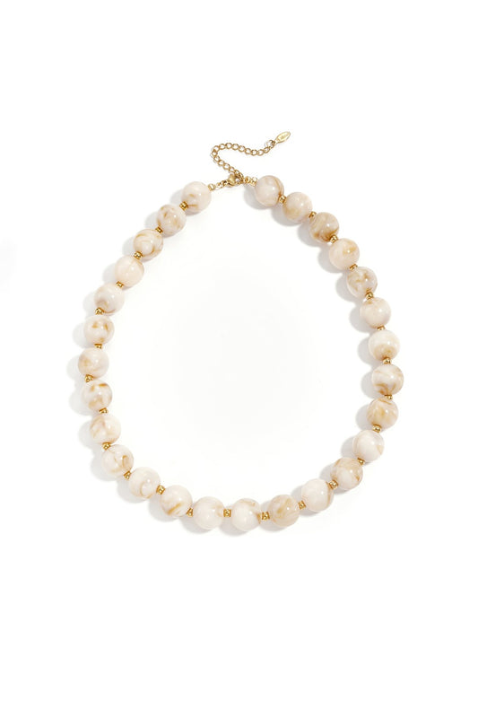 BEAD NECKLACE nude