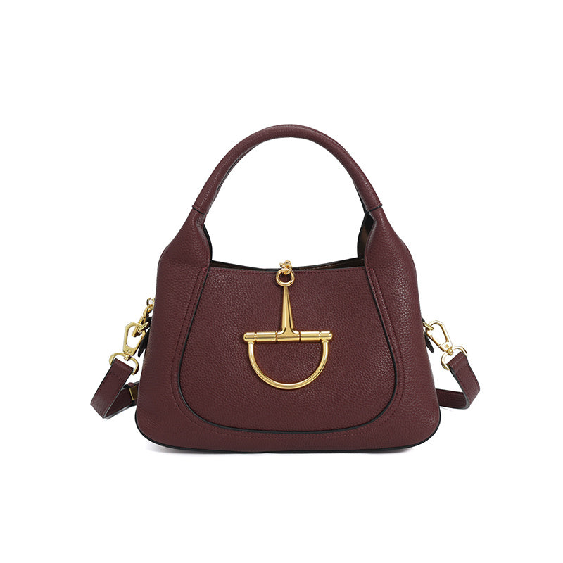 BUCKLE BAG bordeaux