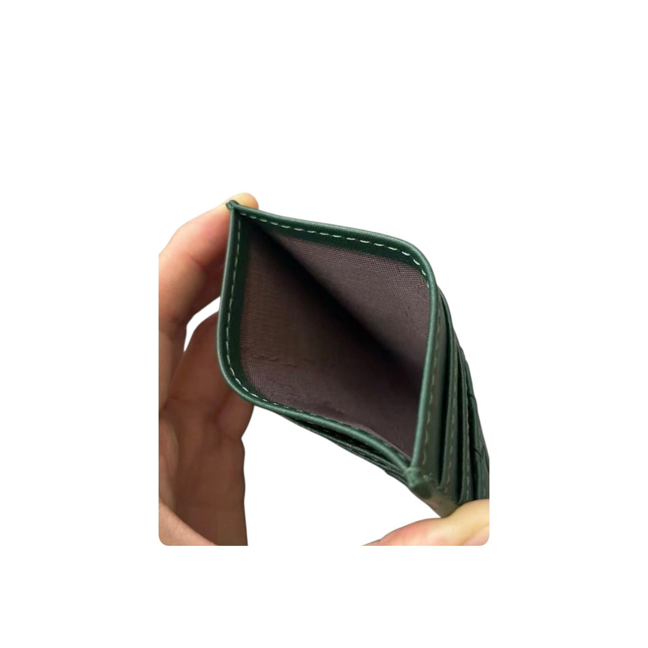 WOVEN CARD HOLDER black