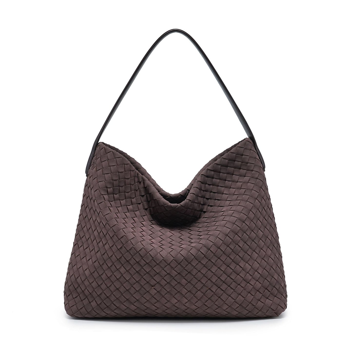 WOVEN HOBO BAG ebony