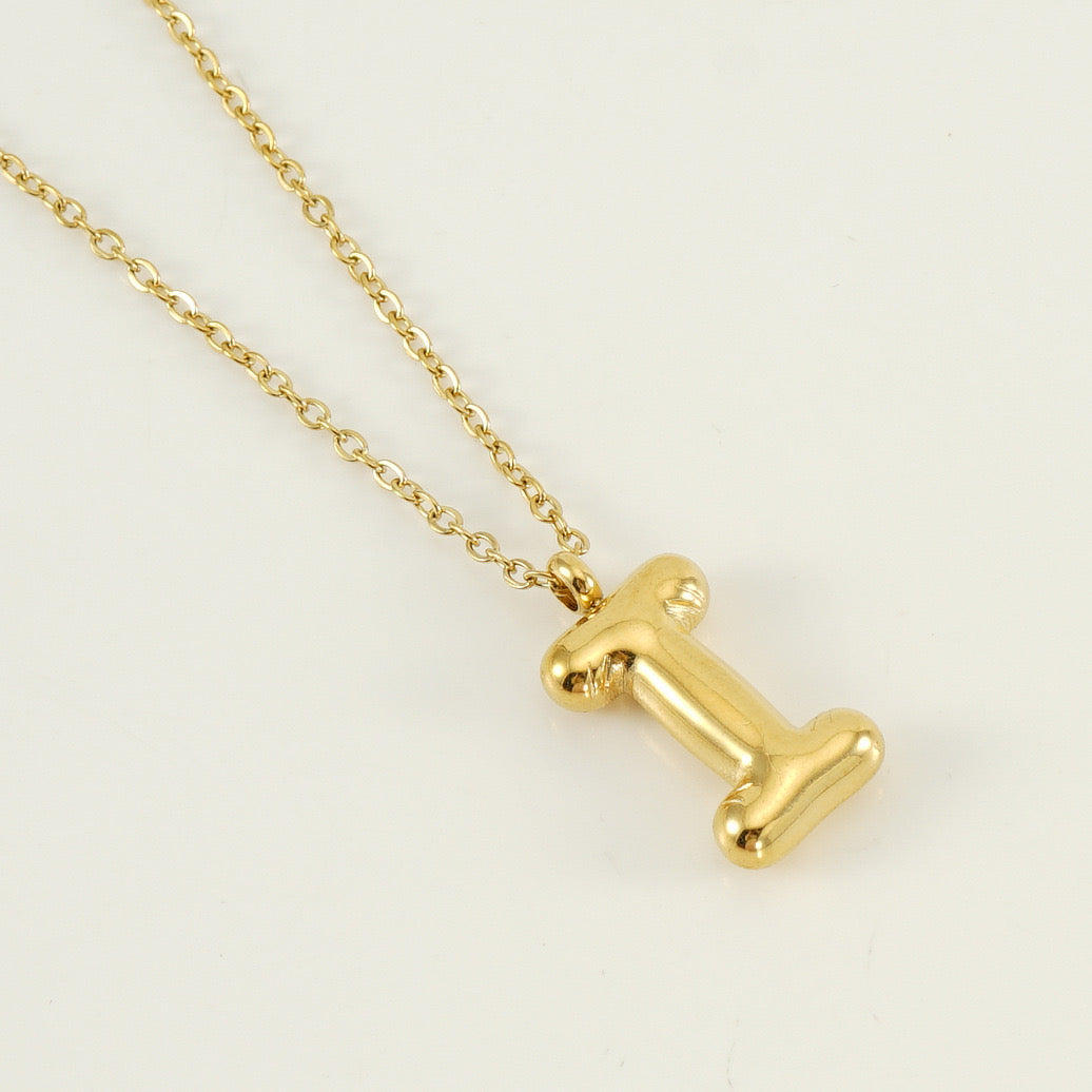BALLOON INITIAL necklace