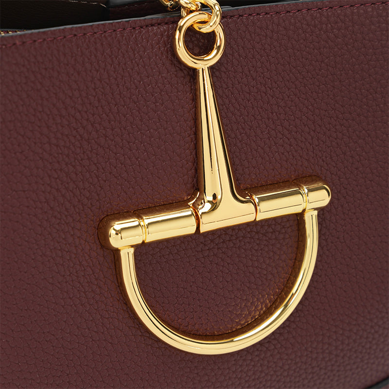 BUCKLE BAG taupe