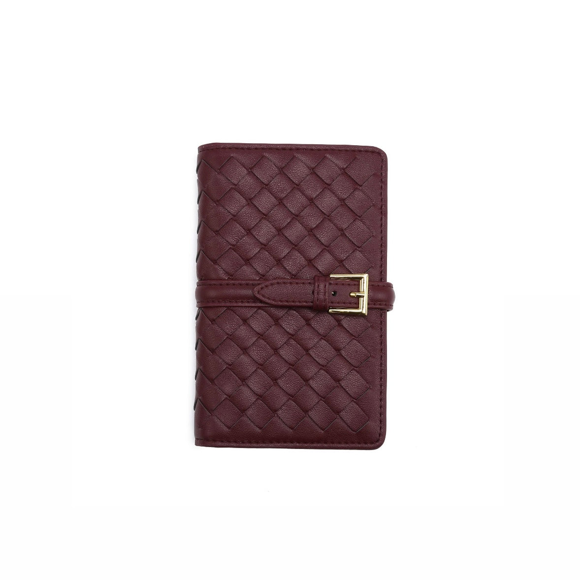 WOVEN WALLET bordeaux