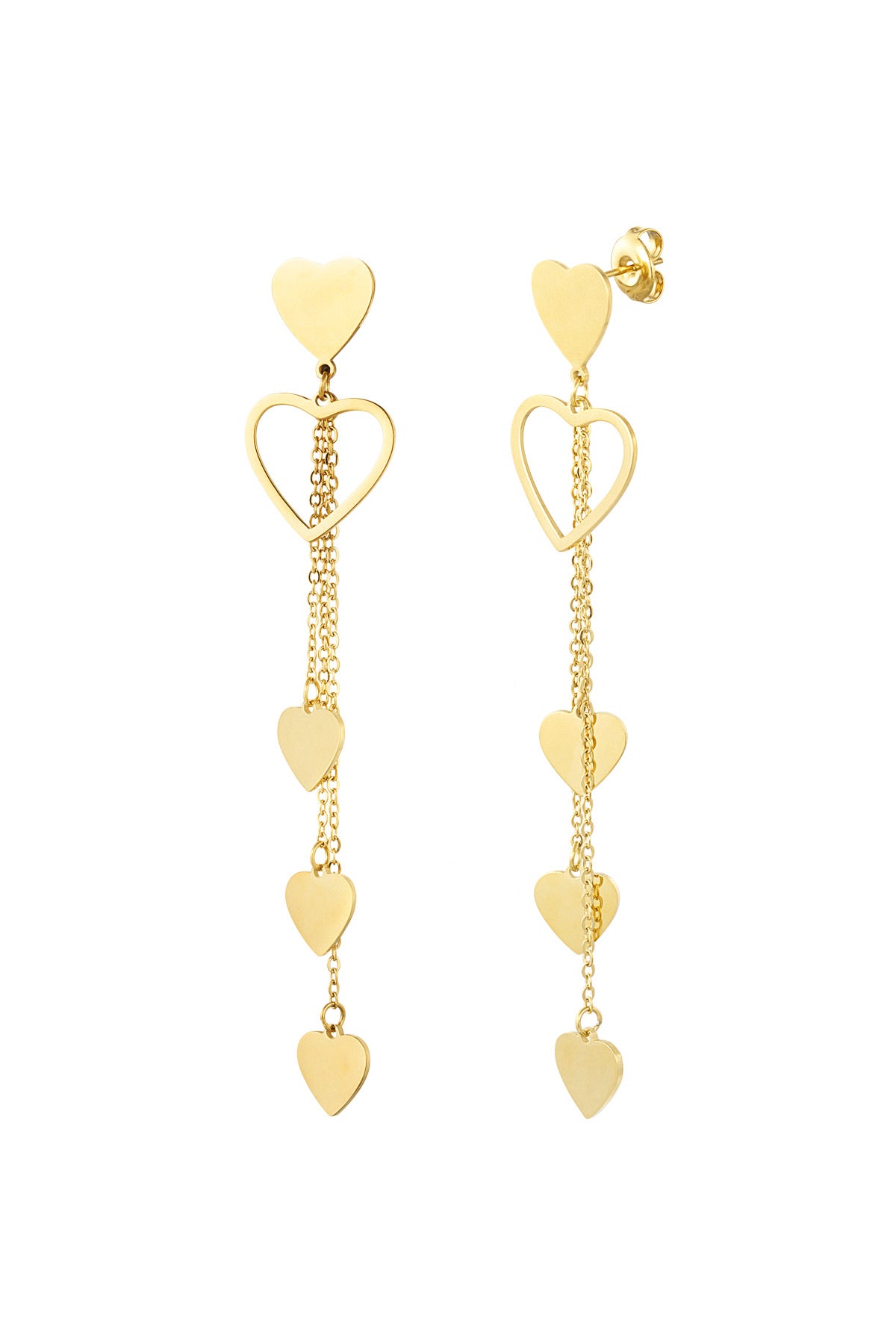 FALLING HEARTS earrings