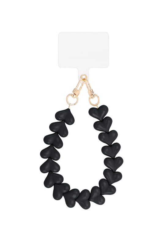 HEARTBEAT BLACK phone cord