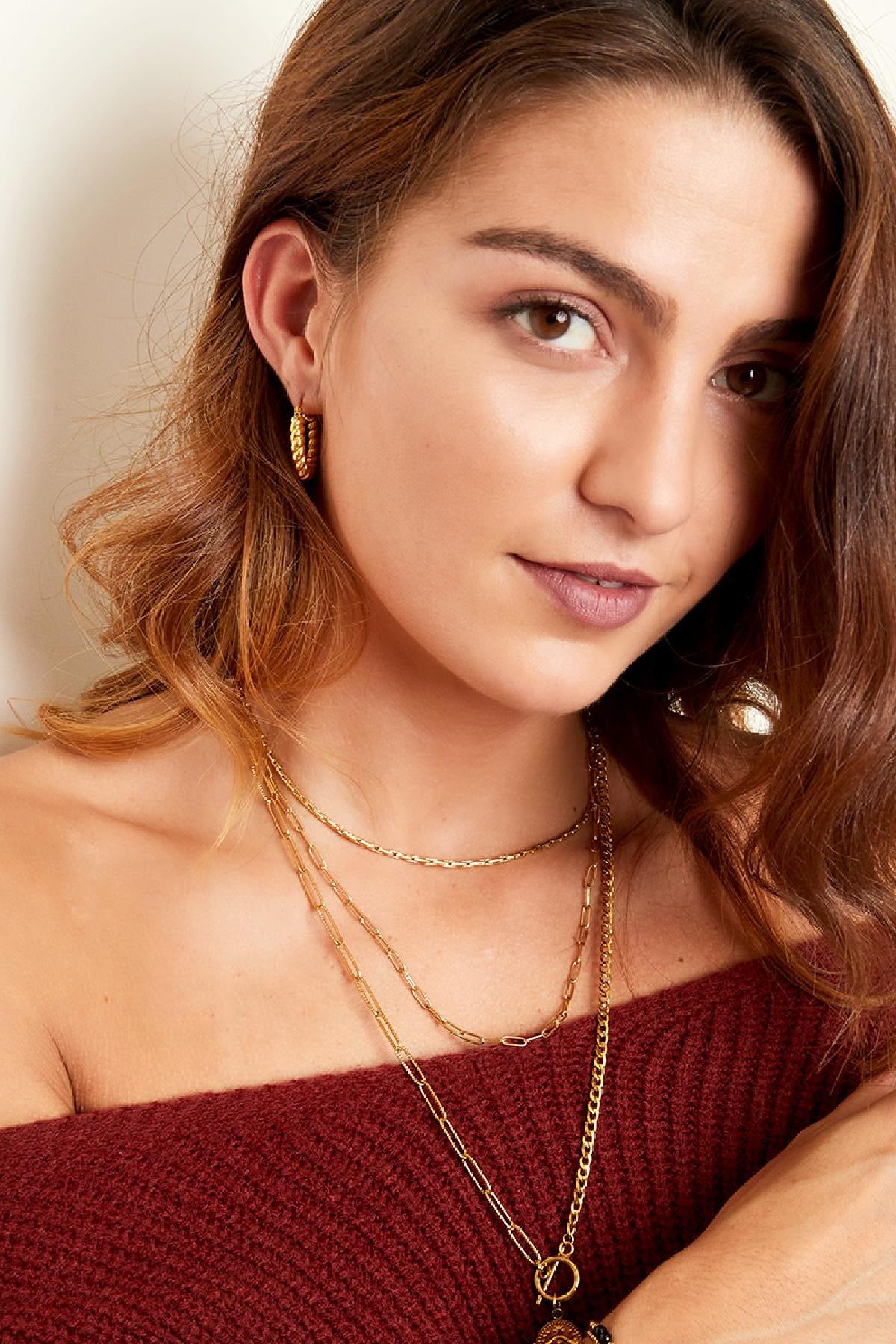 DOUBLE CHAIN necklace