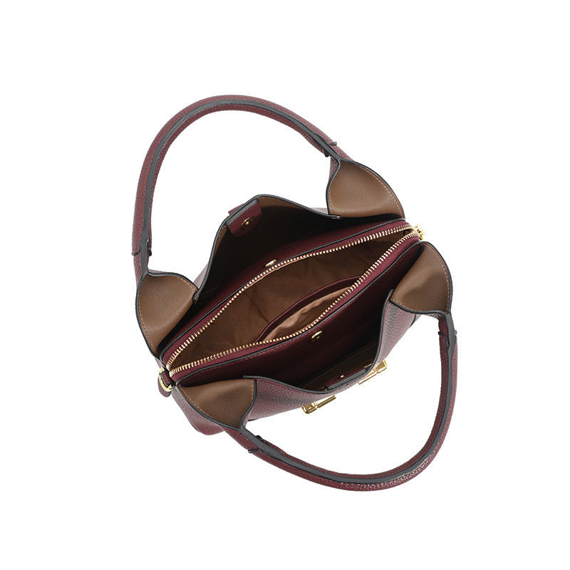 BUCKLE BAG taupe
