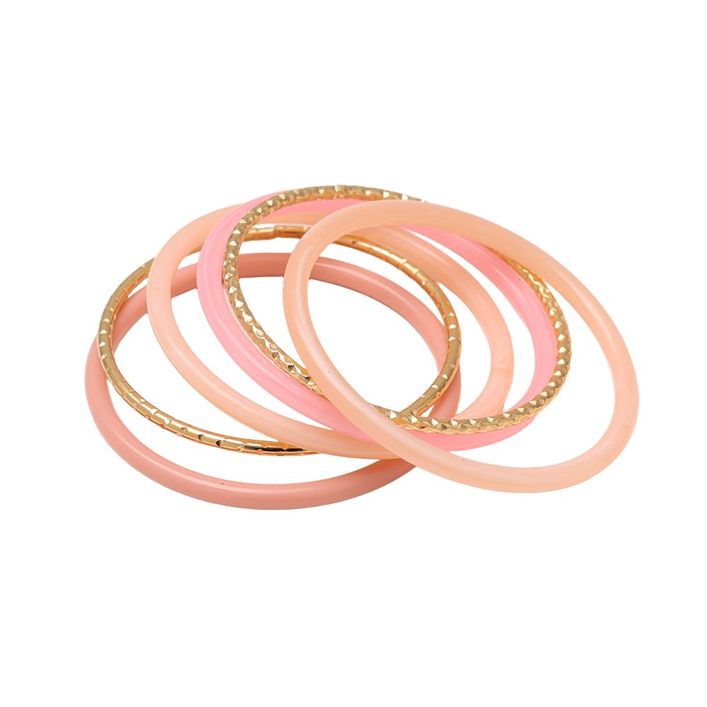 BANGLE STACK pink