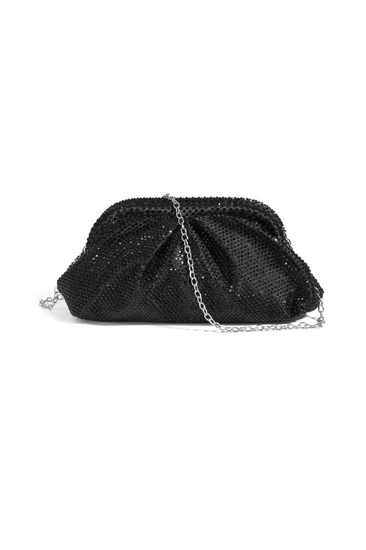 SPARKLY CLUTCH black