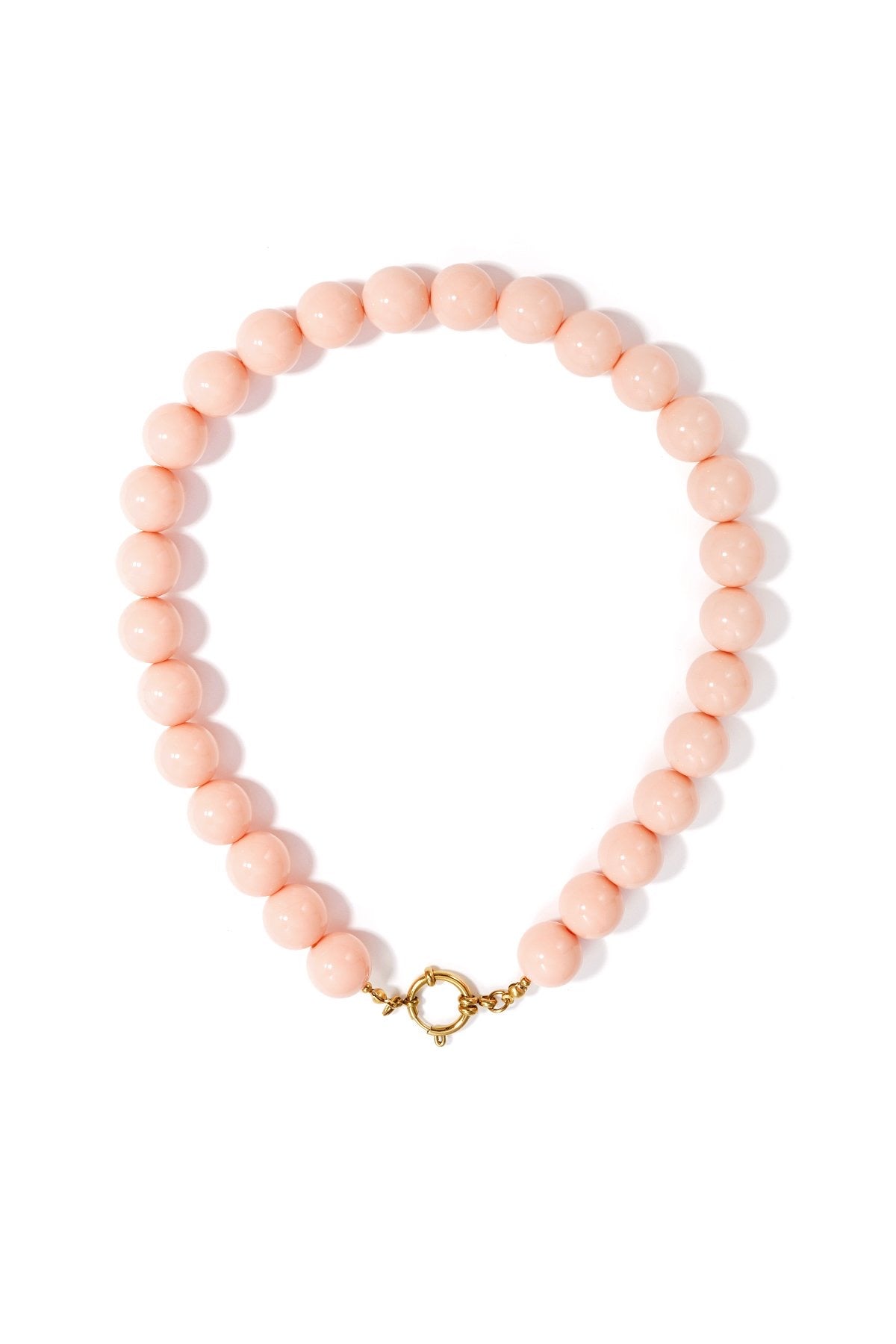 BEAD NECKLACE pink
