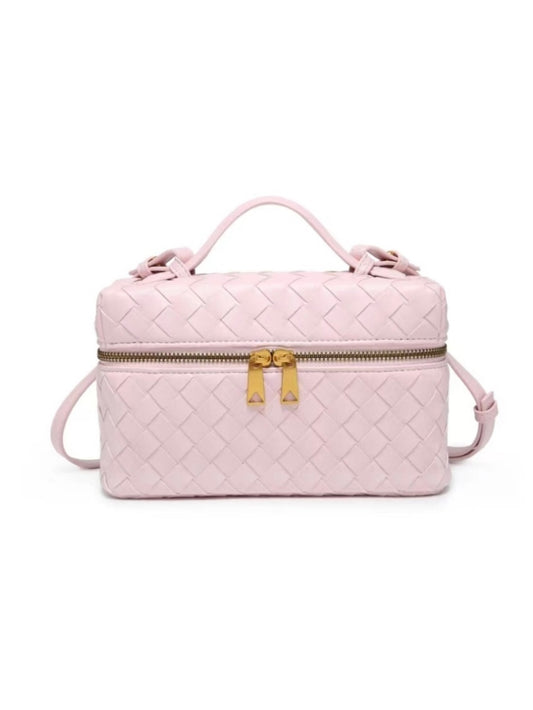 WOVEN BAG pale blush