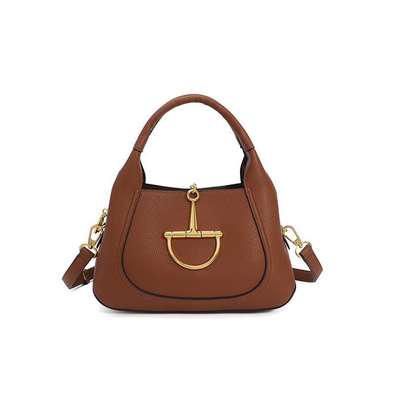 BUCKLE BAG camel