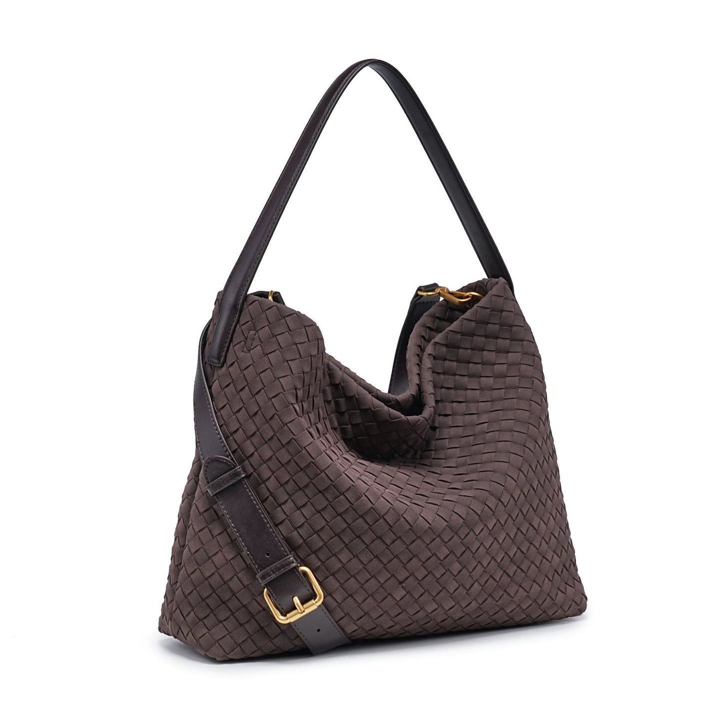 WOVEN HOBO BAG ebony