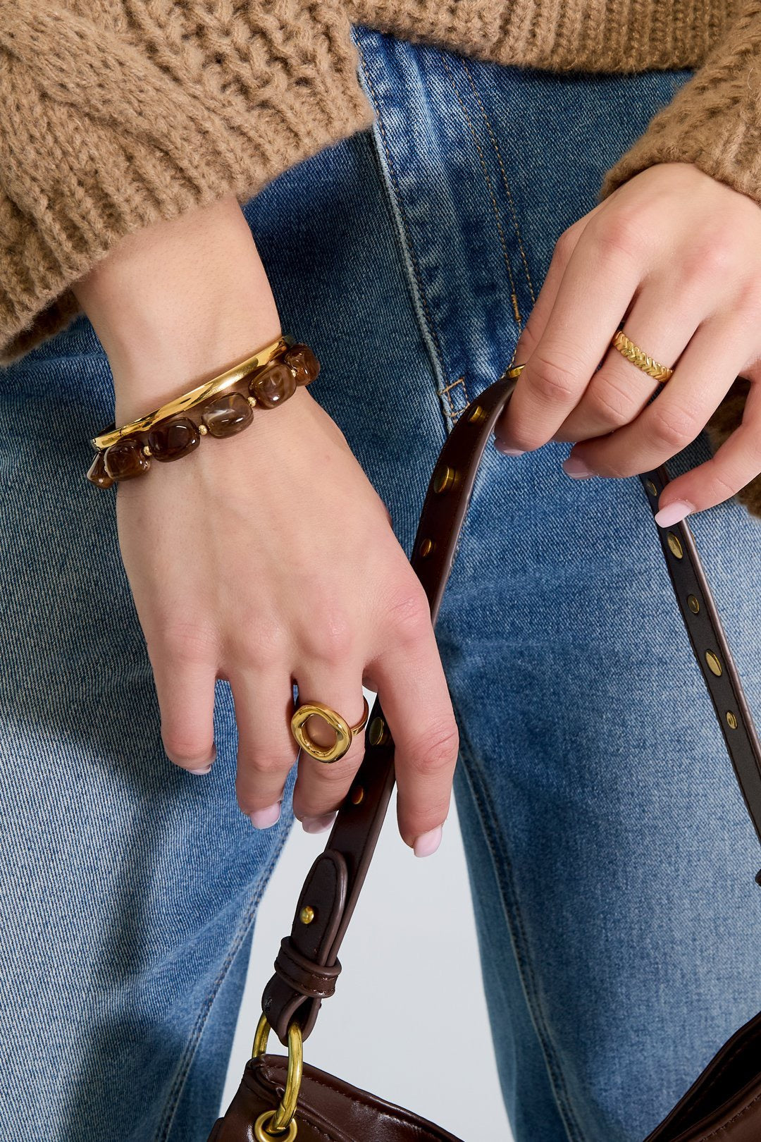 BEAD BRACELET brown